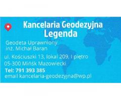 Kancelaria Geodezyjna Legenda Geodeta Uprawniony inż. Michał Baran